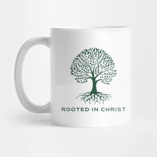 Rooted In Christ (Green Tree) Mug